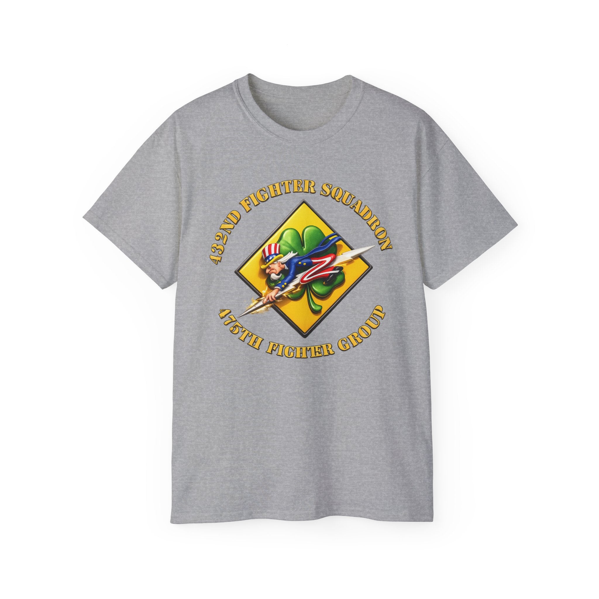 Unisex Ultra Cotton Tee - AAC - 432nd Fighter Squadron - 475th Fighter Group