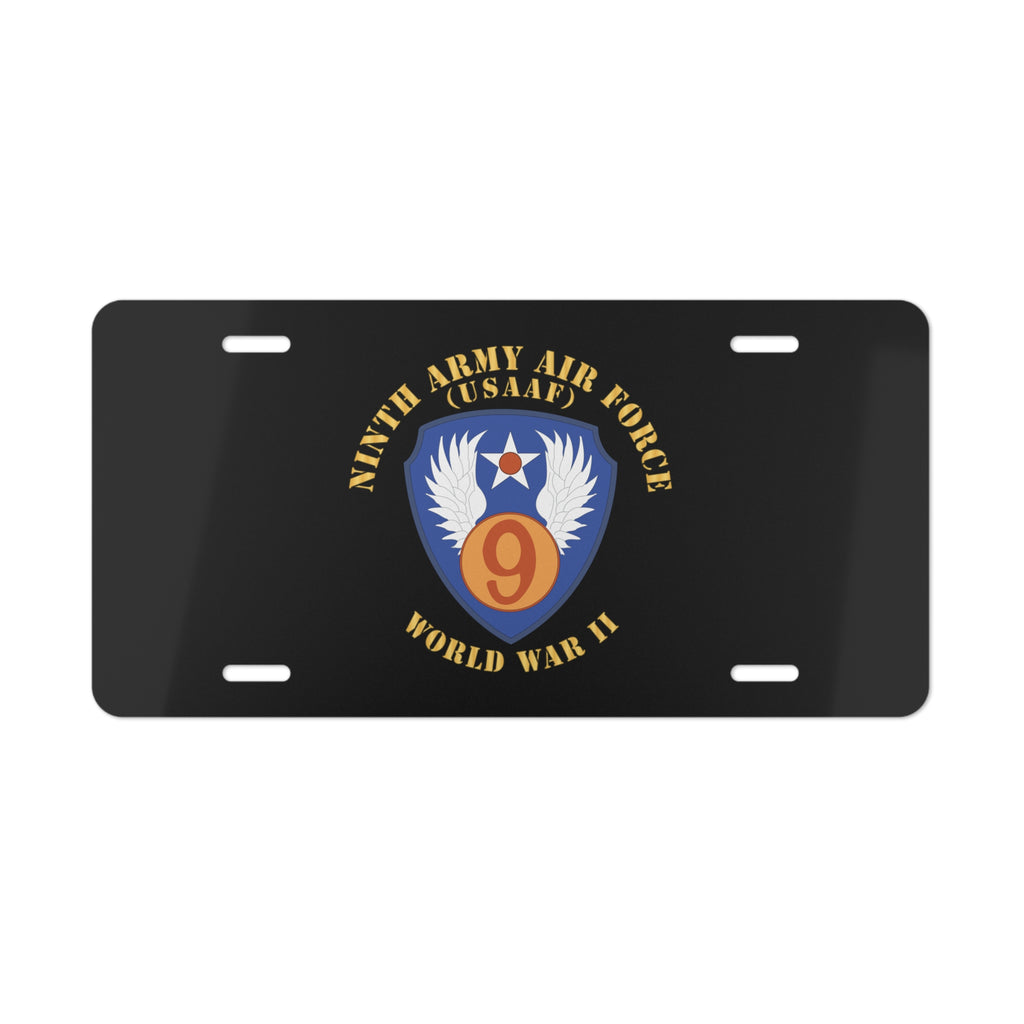 License Plate - AAC - SSI - 9th Air Force - WWII - USAAF x 300