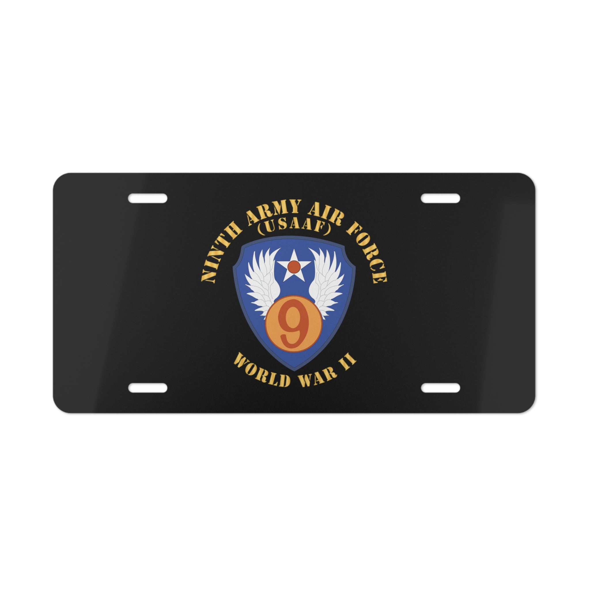 License Plate - AAC - SSI - 9th Air Force - WWII - USAAF x 300