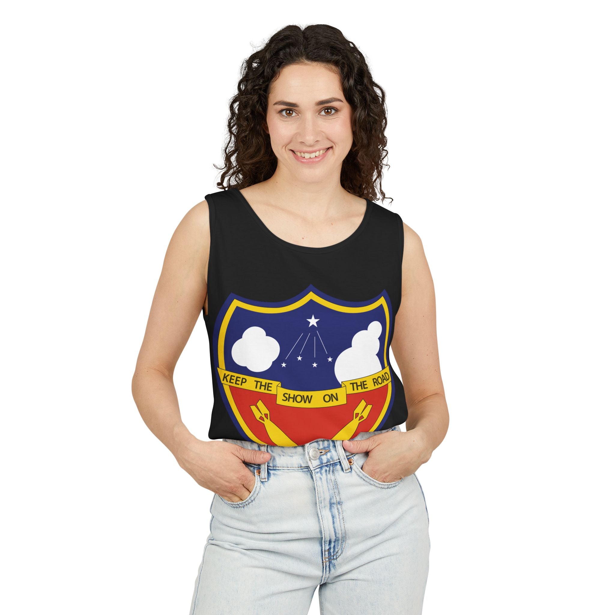 Unisex Garment-Dyed Tank Top - AAC - 384th Bomb Group wo Txt X 300