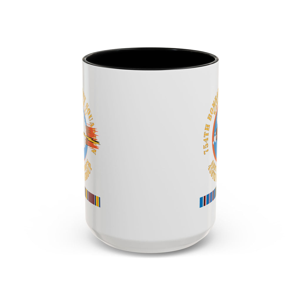 Accent Coffee Mug - AAC - 754th Bombardment Squadron - 458th Bomb Group - WWII w EUR SVC X 300