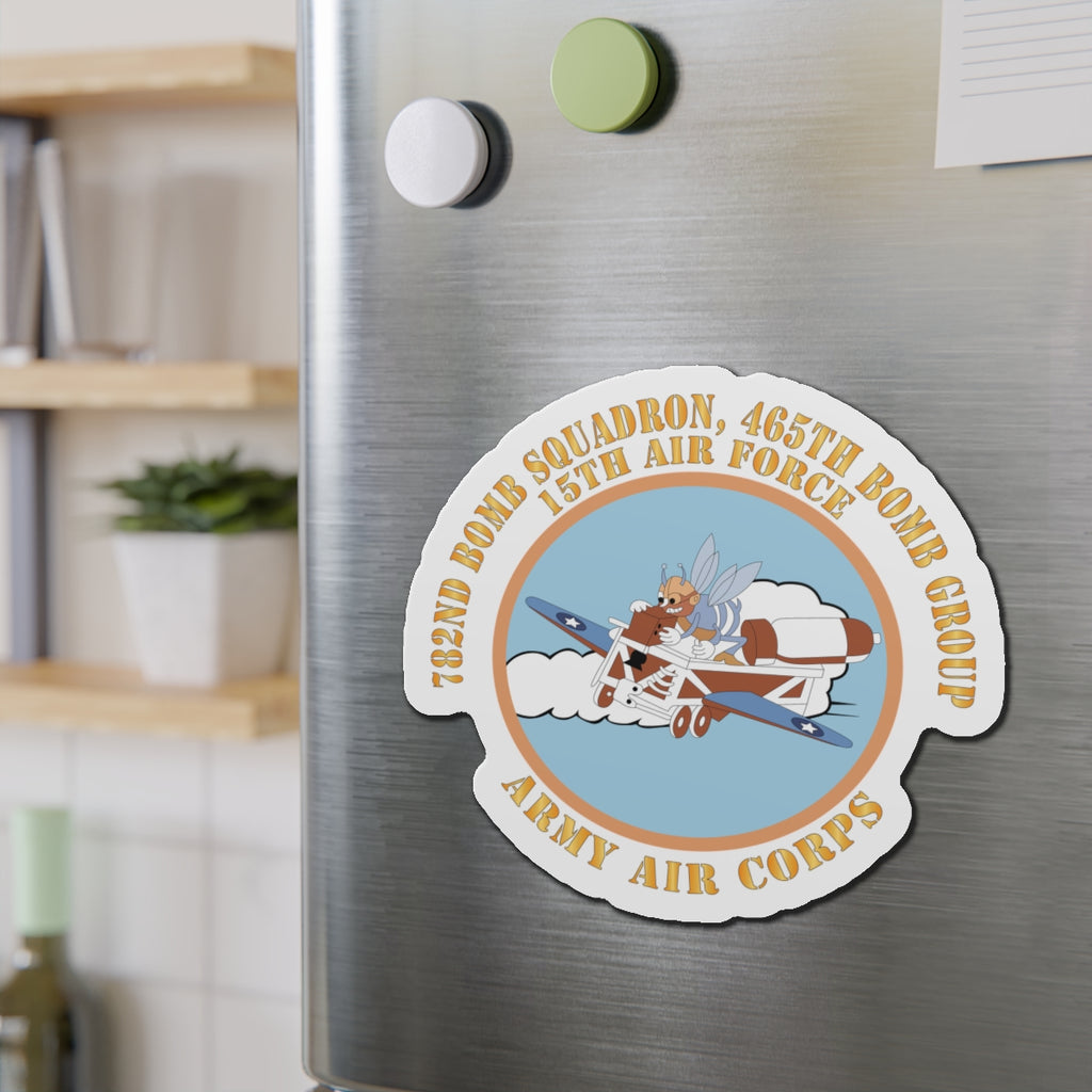 Die-Cut Magnets - AAC - 782nd Bomb Squadron, 465th Bomb Group - 15th AF X 300