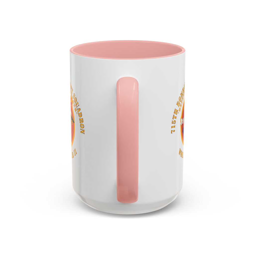 Accent Coffee Mug - ACC - 715th  Bombardment Squadron - Defender, Avenger - World War II X 300