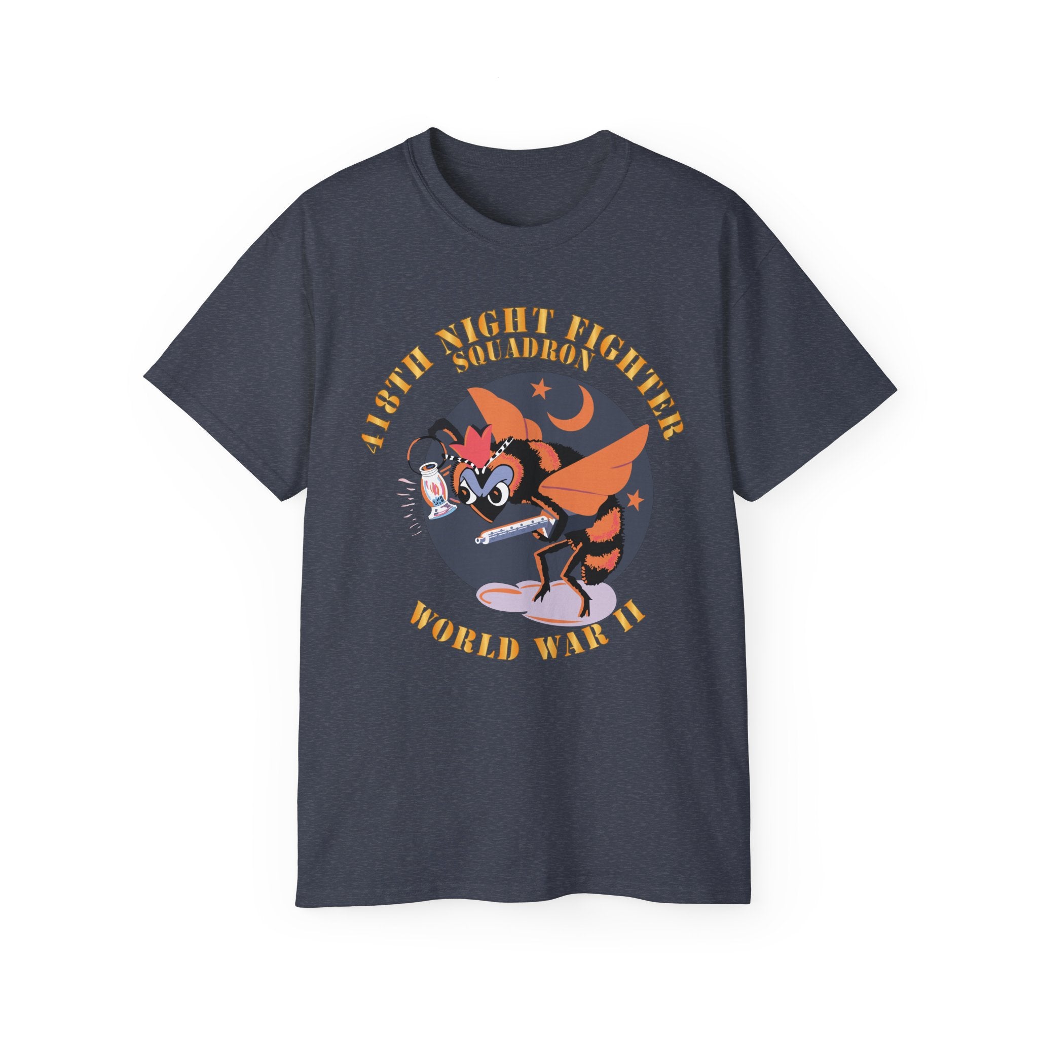 Unisex Ultra Cotton Tee - AAC - 418th Night Fighter Squadron - WWII X 300