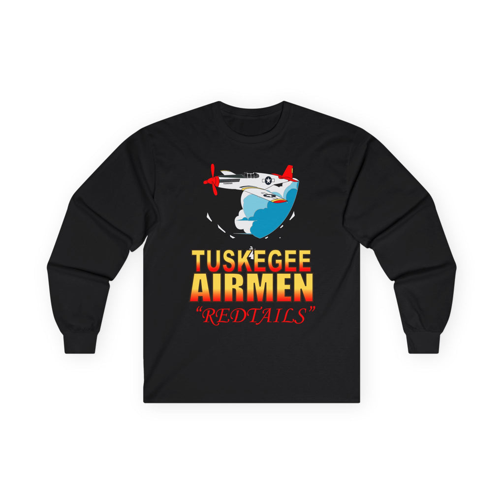 Unisex Long Sleeve Tee - Army Air Corp - Tuskegee Airmen - Redtails - AC - X 300