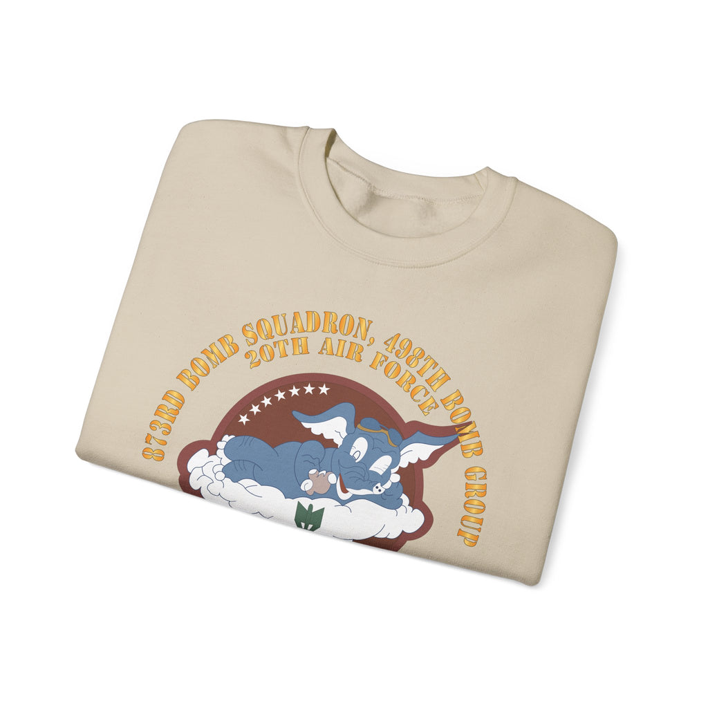 Crewneck Sweatshirt - AAC - 873rd Bomb Squadron, 498th Bomb Group - 20th AAF X 300