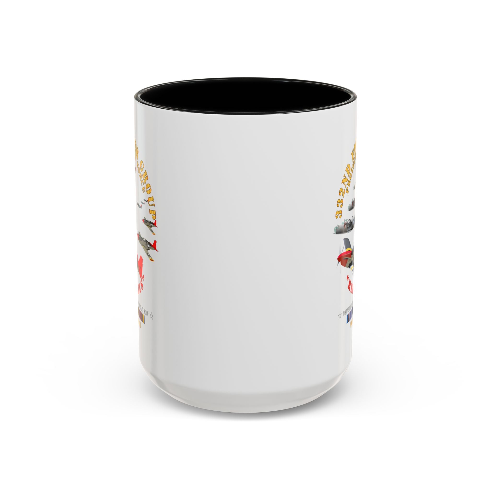 Accent Coffee Mug - Army - AAC - 332nd Fighter Group - Red Tails - Protect Force