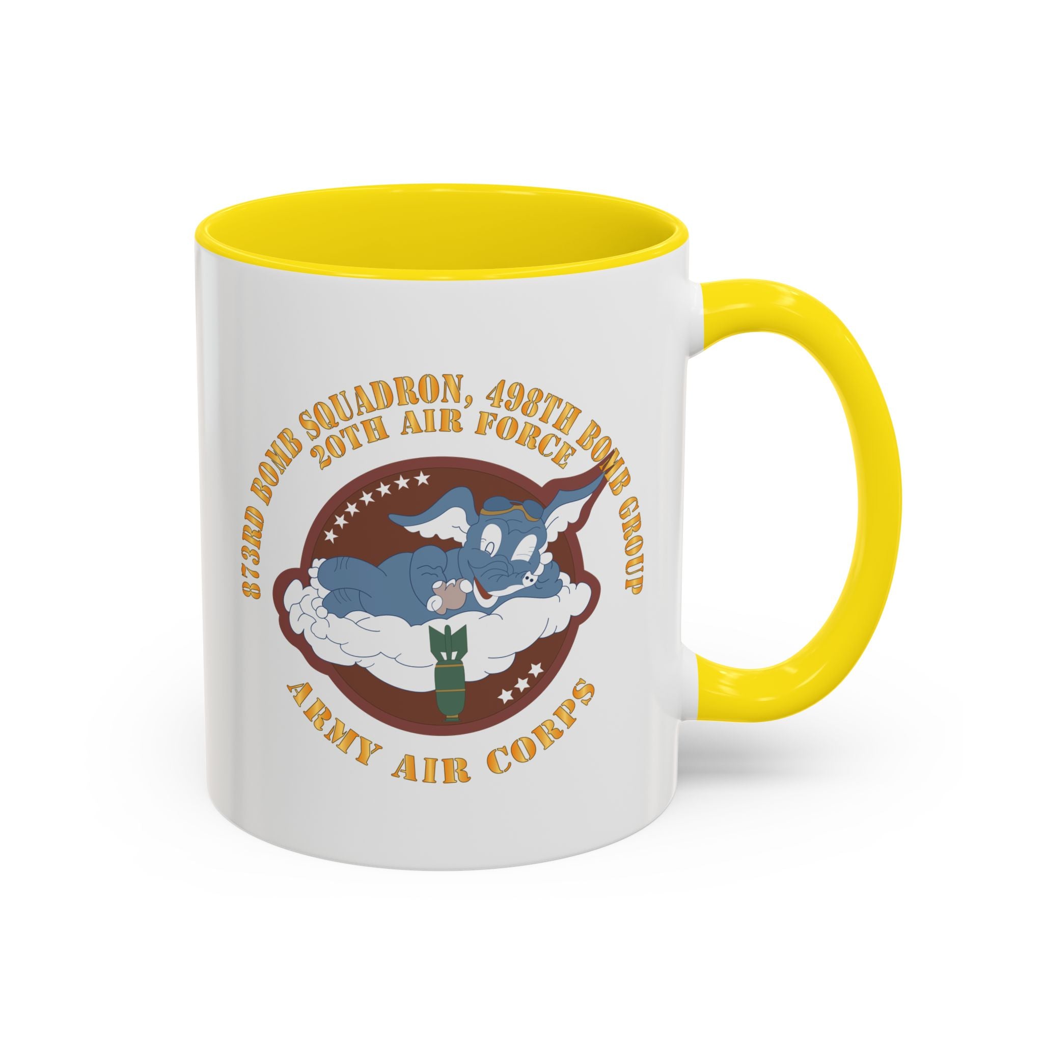 Accent Coffee Mug - AAC - 873rd Bomb Squadron, 498th Bomb Group - 20th AAF X 300
