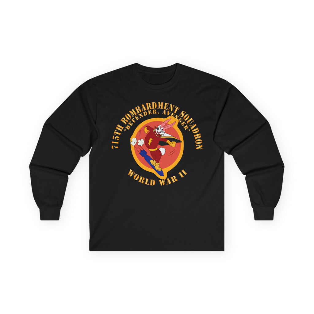 Unisex Long Sleeve Tee - ACC - 715th  Bombardment Squadron - Defender, Avenger - World War II X 300