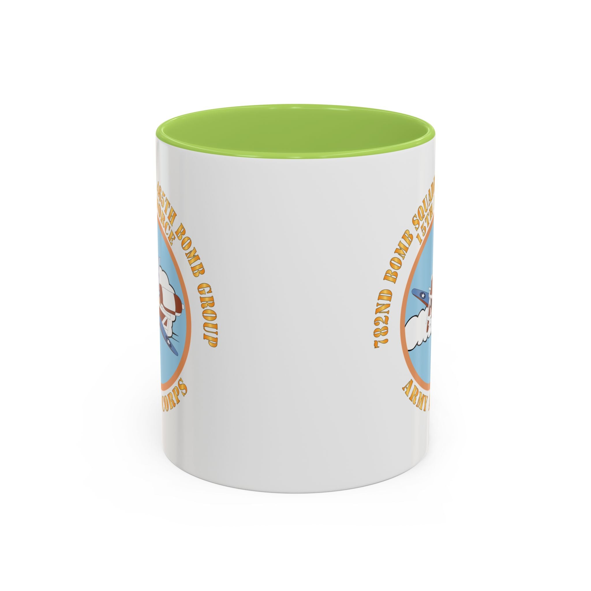 Accent Coffee Mug - AAC - 782nd Bomb Squadron, 465th Bomb Group - 15th AF X 300