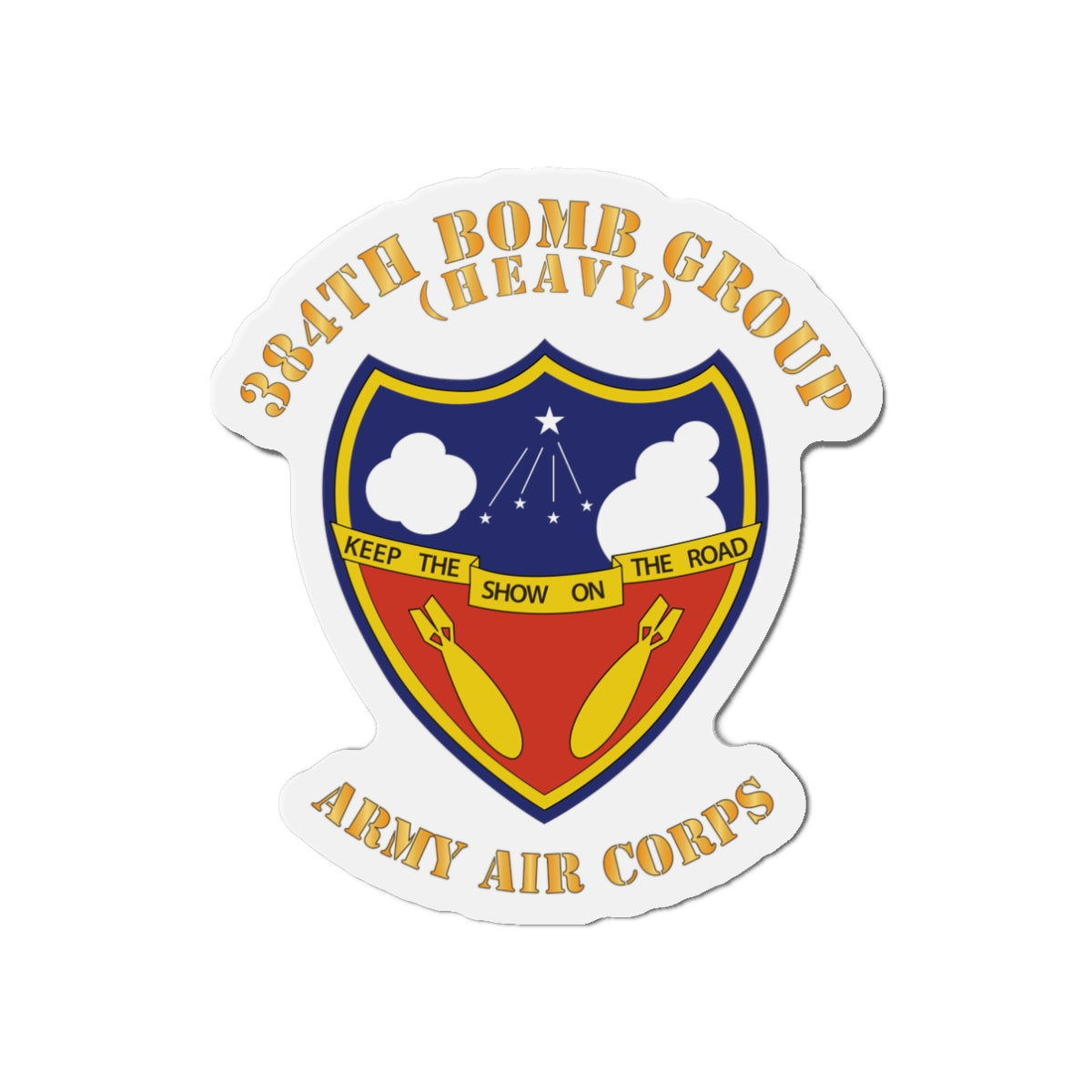 Die-Cut Magnets - AAC - 384th Bomb Group X 300