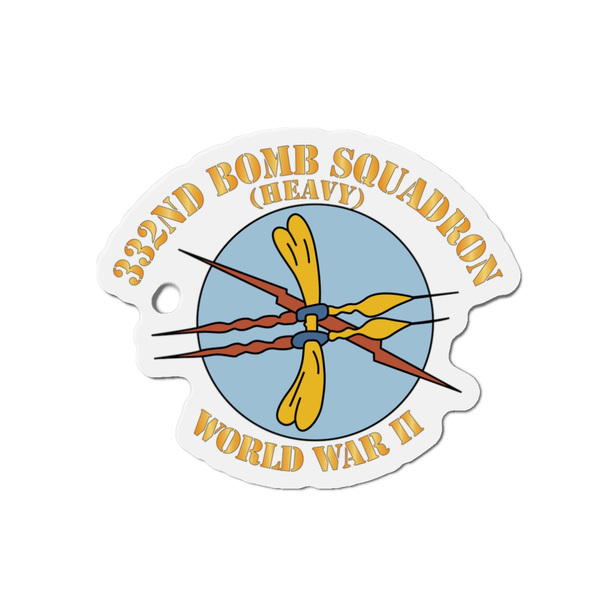 Die-Cut Magnets - AAC - 332nd Bomb Squadron WWII X 300