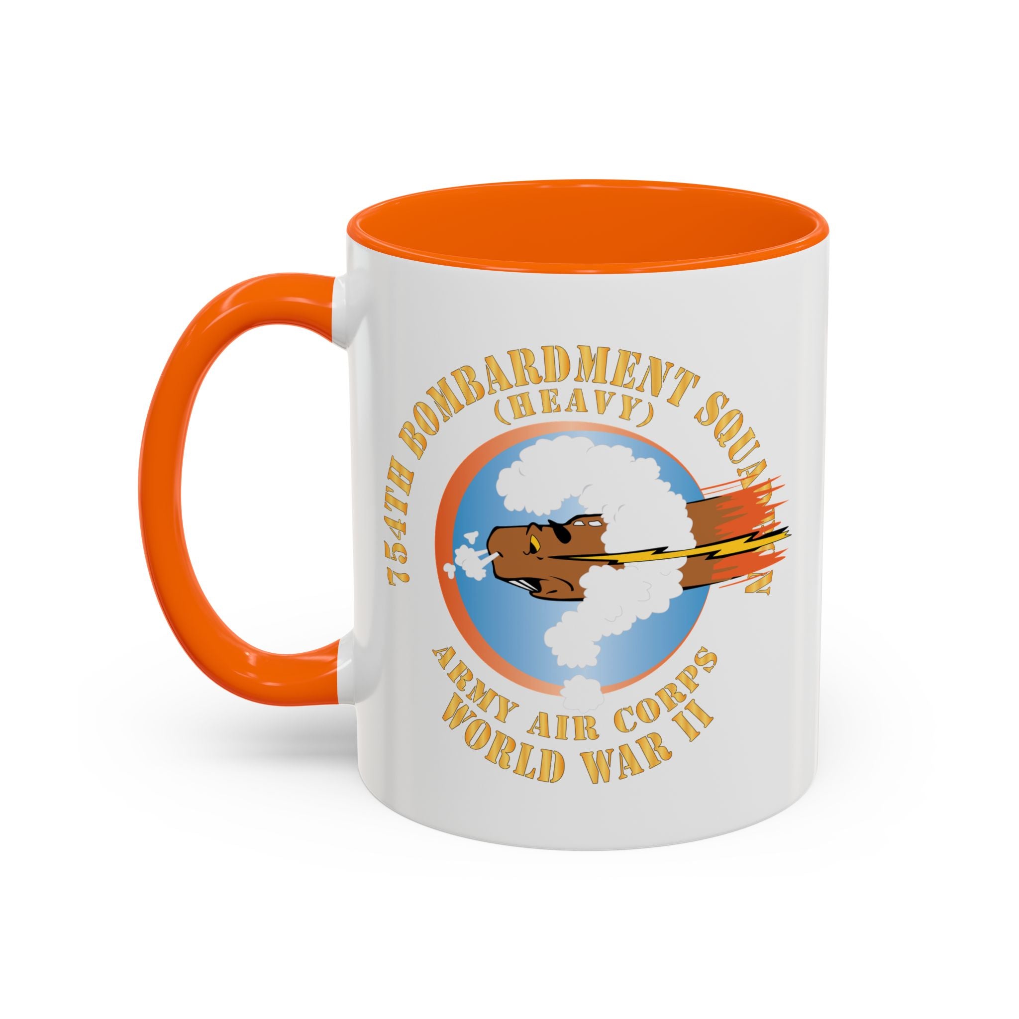 Accent Coffee Mug - AAC - 754th Bombardment Squadron - Army Air Corps - WWII X 300