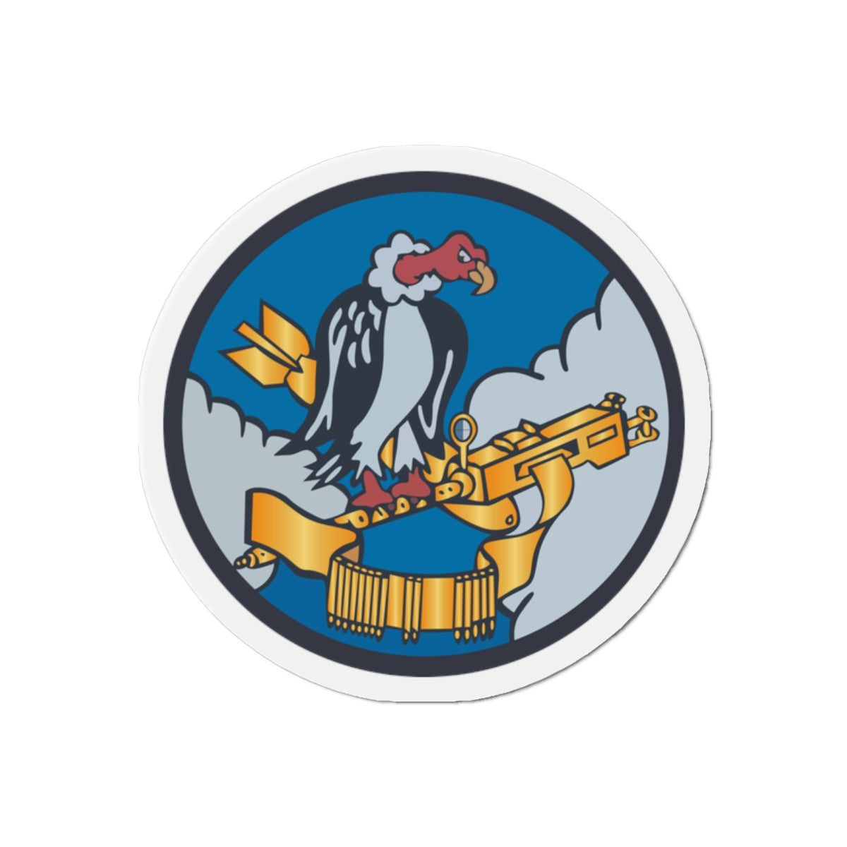 Die-Cut Magnets - AAC - 825th Bomb Squadron, 484th Bomb Group - 15th AAF wo txt X 300