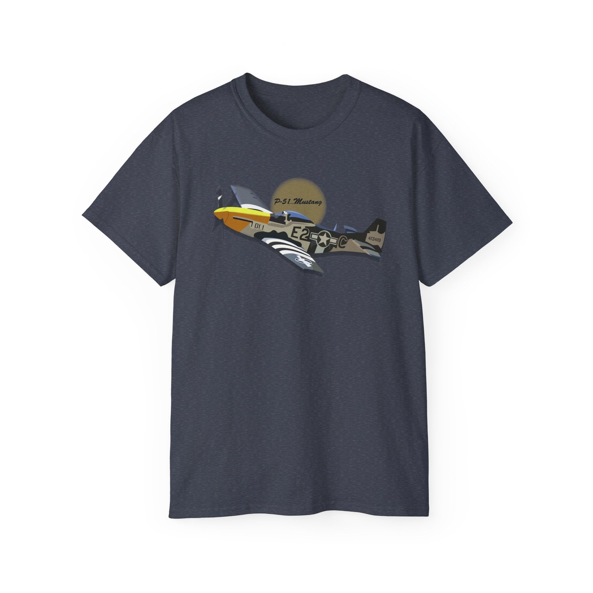 Unisex Ultra Cotton Tee - Army Air Corps P-51 Mustang wo AAC X 300