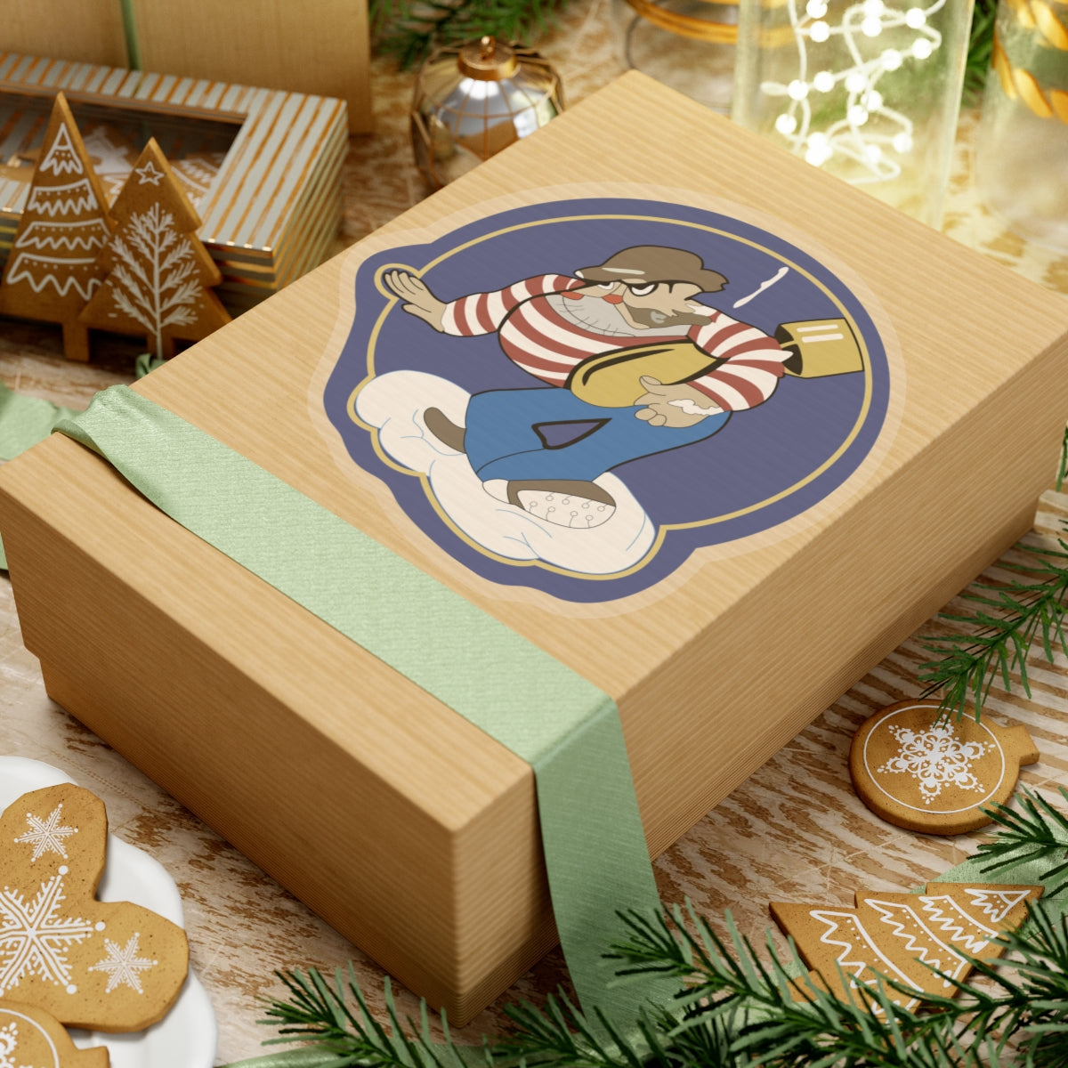 Kiss-Cut Stickers - AAC - 869th Bomb Squadron, 497th Bomb Group wo Txt X 300