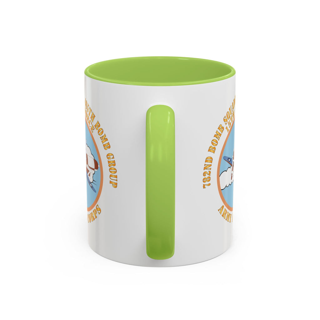 Accent Coffee Mug - AAC - 782nd Bomb Squadron, 465th Bomb Group - 15th AF X 300