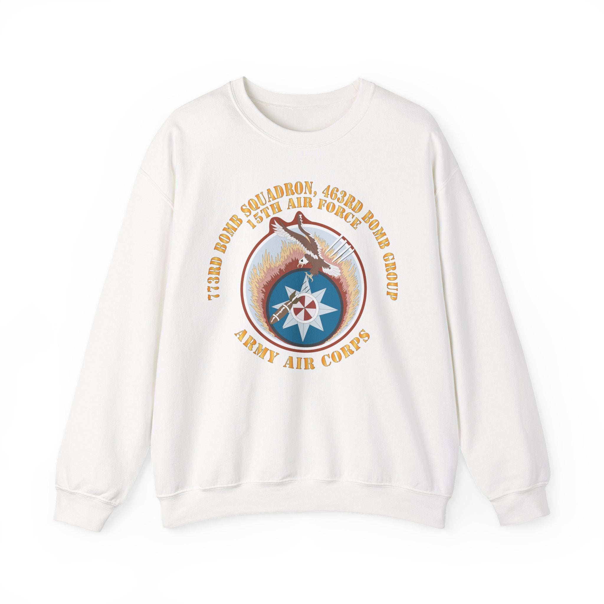 Crewneck Sweatshirt - AAC - 773rd Bomb Squadron, 463rd Bomb Group - 15th AF X 300