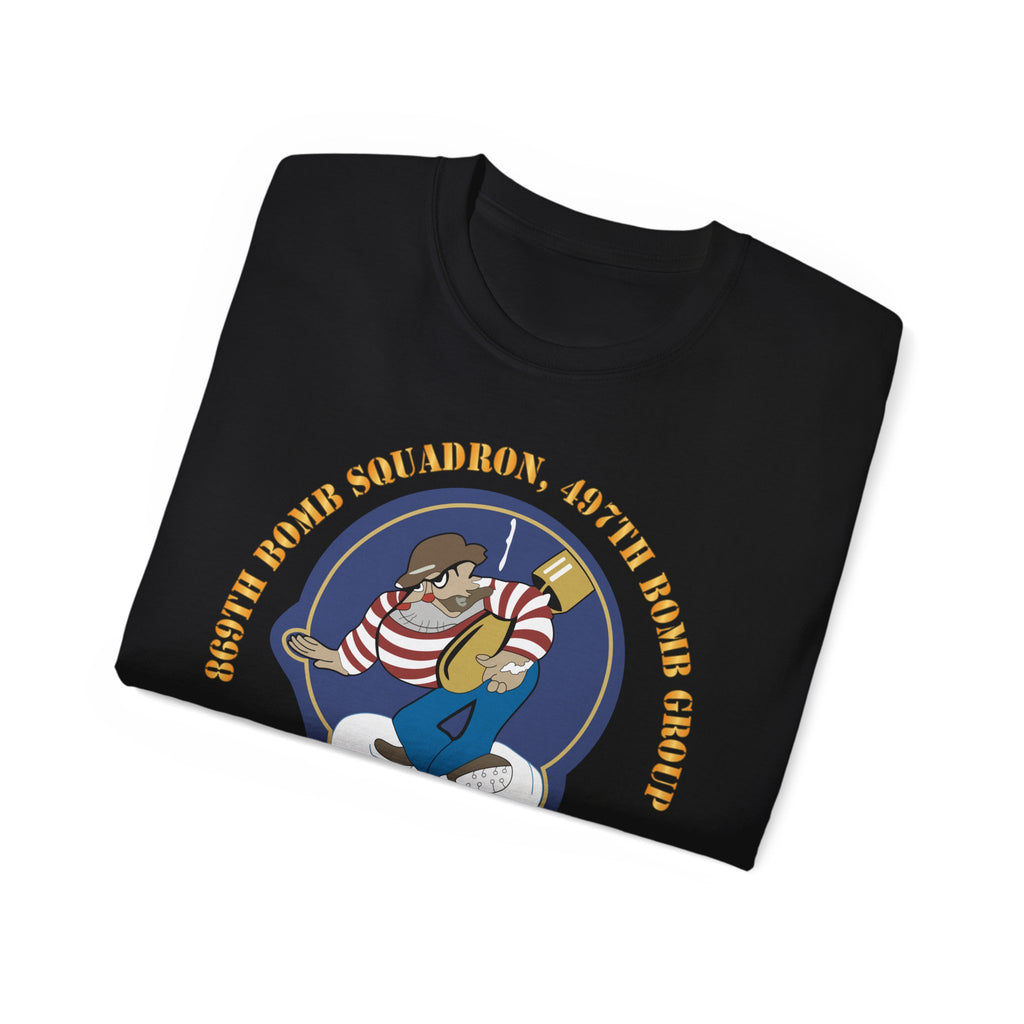 Unisex Ultra Cotton Tee - AAC - 869th Bomb Squadron, 497th Bomb Group X 300