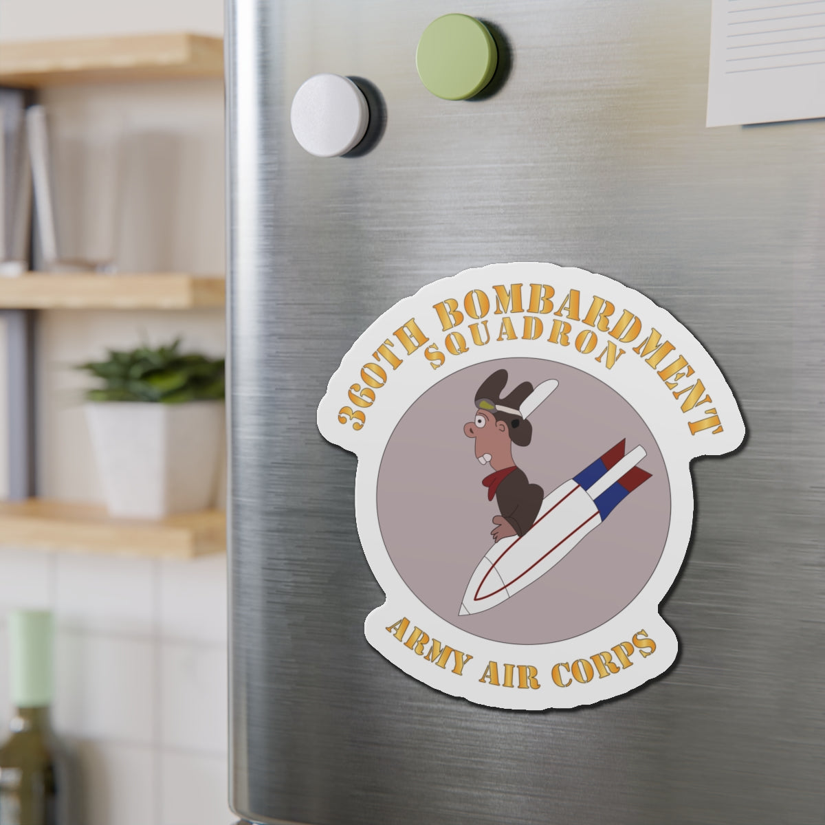Die-Cut Magnets - AAC - 360th Bombardment Squadron X 300