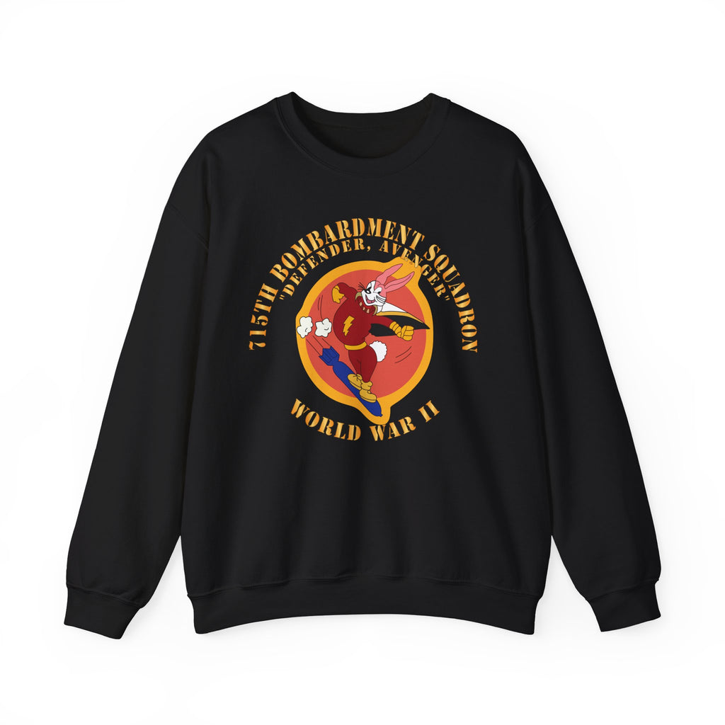 Crewneck Sweatshirt - ACC - 715th  Bombardment Squadron - Defender, Avenger - World War II X 300