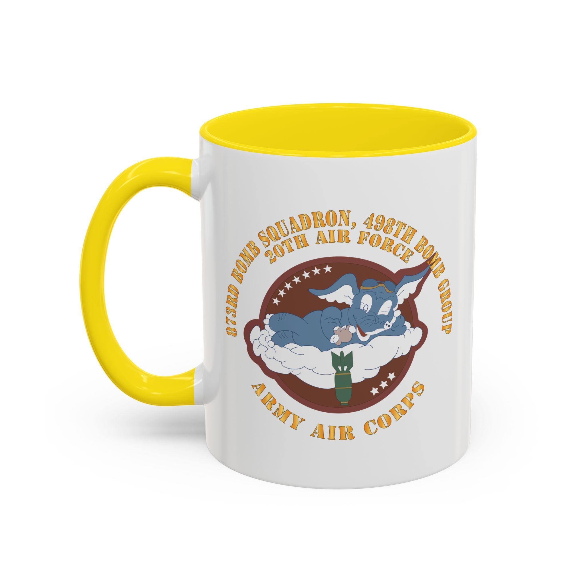 Accent Coffee Mug - AAC - 873rd Bomb Squadron, 498th Bomb Group - 20th AAF X 300