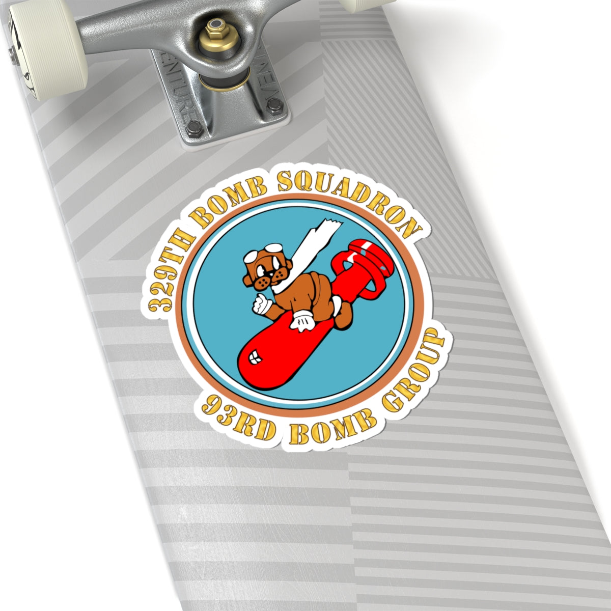 Kiss-Cut Stickers - AAC - 329th Bomb Squadron,93rd Bomb Group - WWII - USAAF