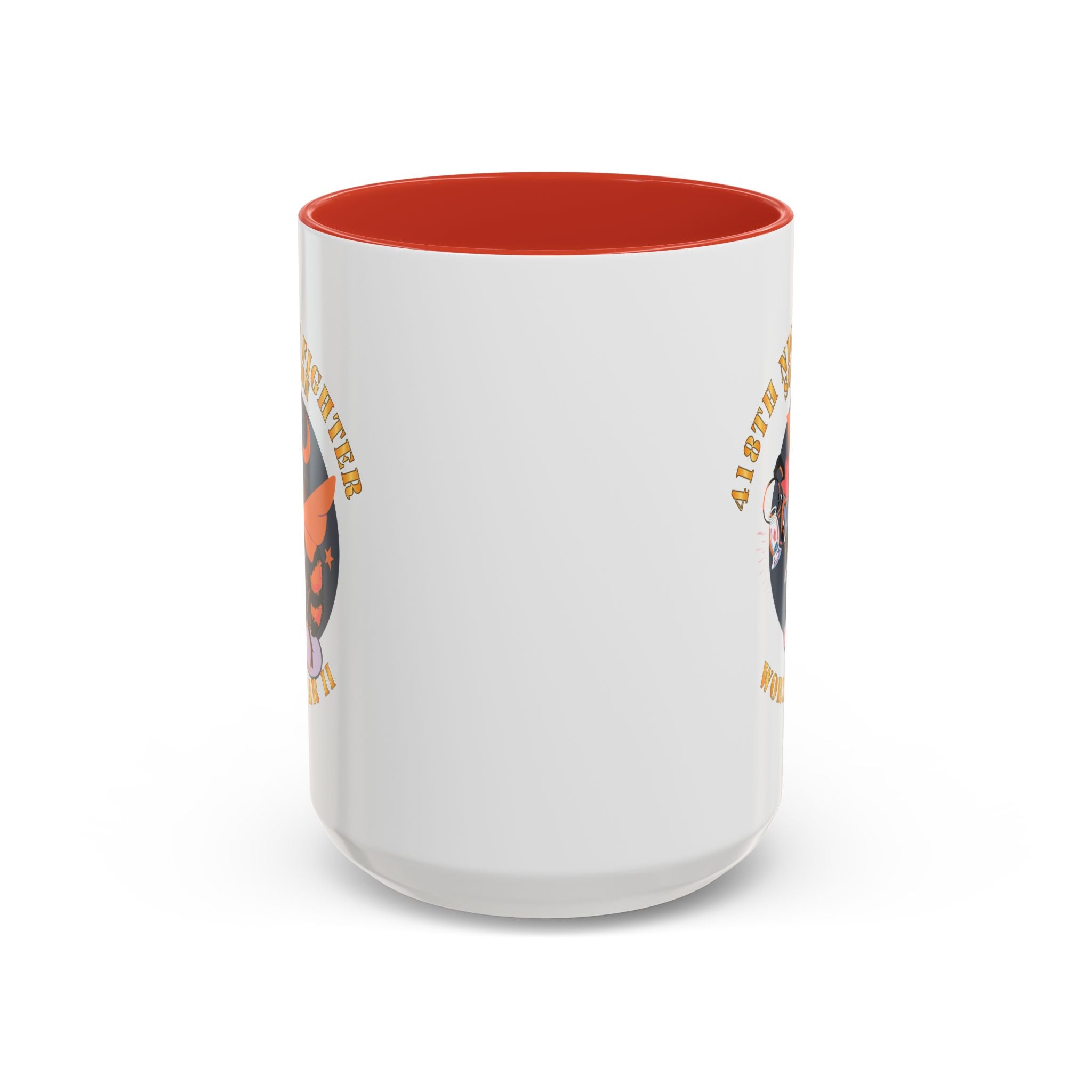 Accent Coffee Mug - AAC - 418th Night Fighter Squadron - WWII X 300