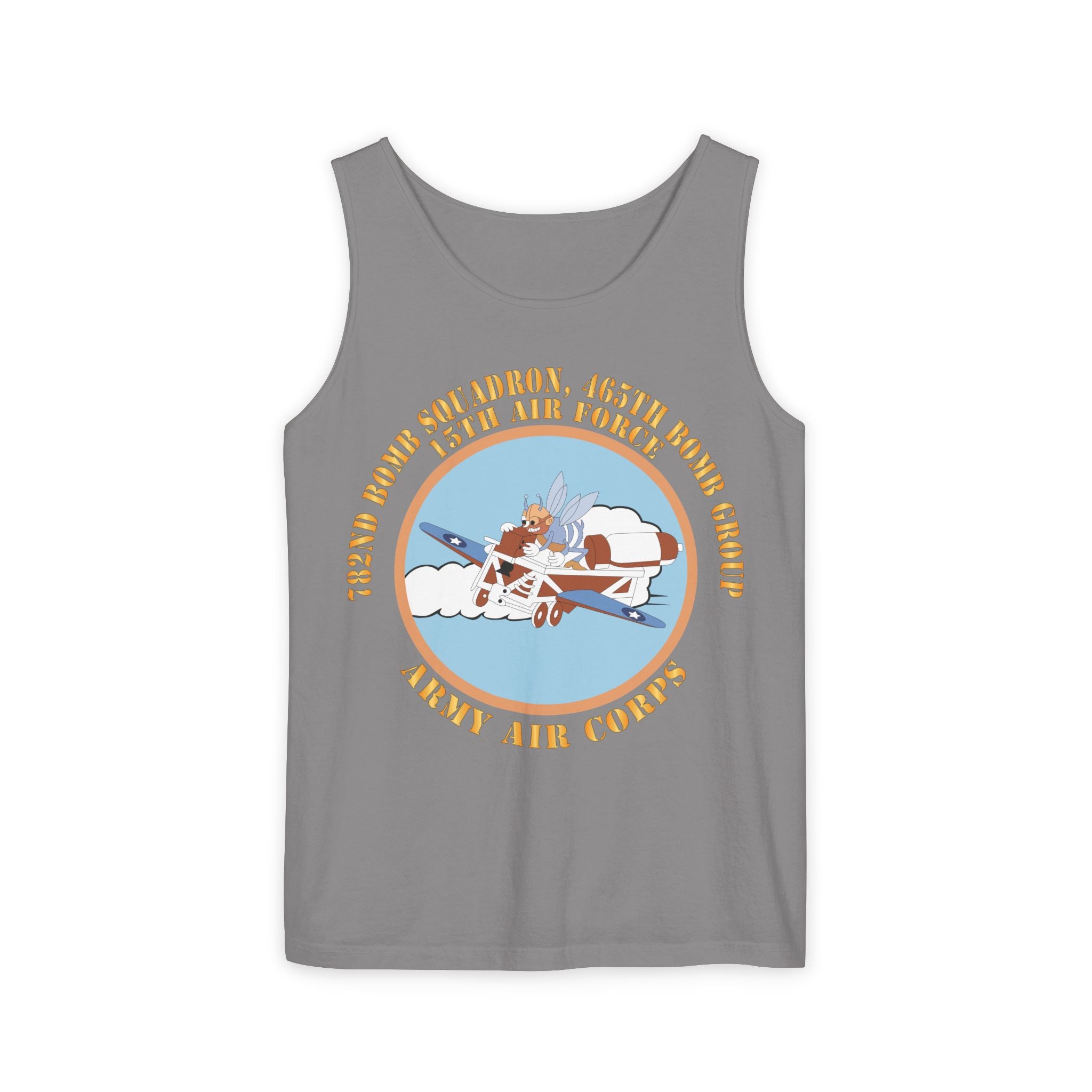 Unisex Garment-Dyed Tank Top - AAC - 782nd Bomb Squadron, 465th Bomb Group - 15th AF X 300