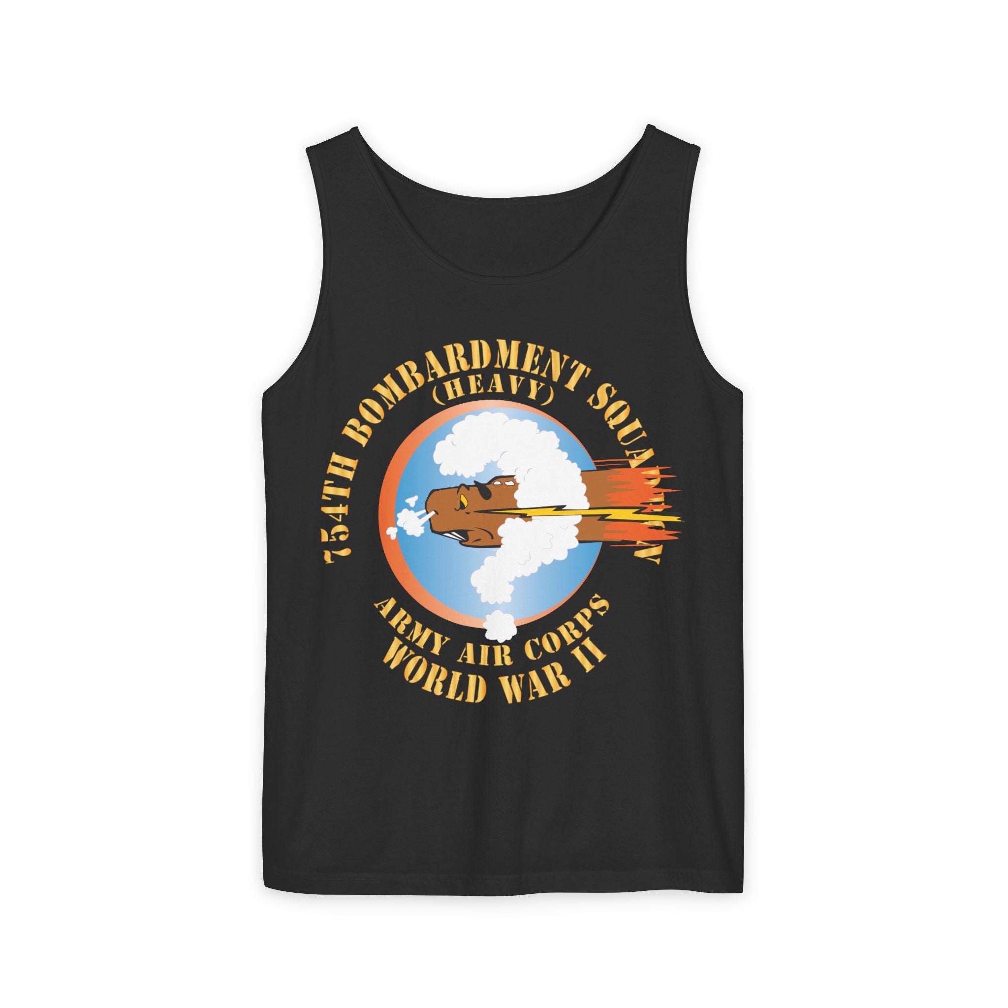 Unisex Garment-Dyed Tank Top - AAC - 754th Bombardment Squadron - Army Air Corps - WWII X 300