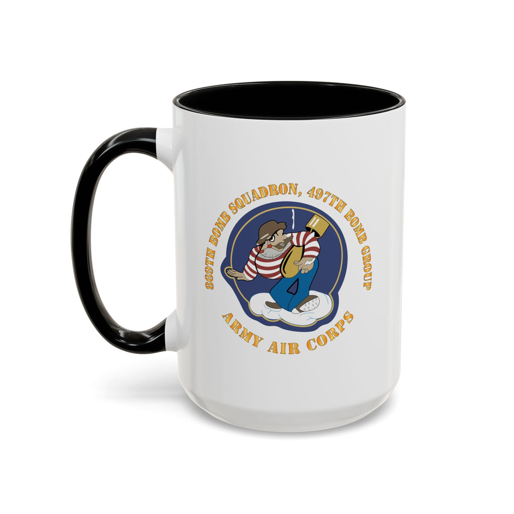 Accent Coffee Mug - AAC - 869th Bomb Squadron, 497th Bomb Group X 300