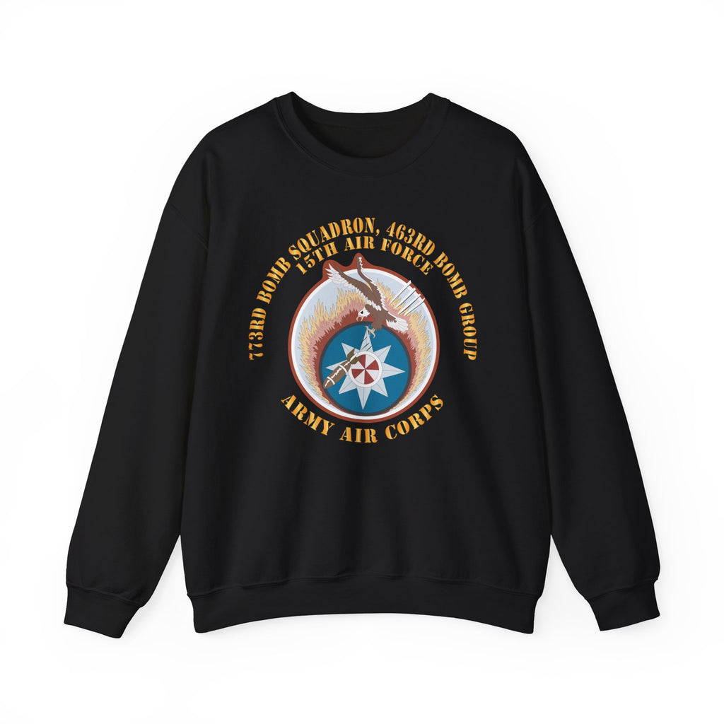 Crewneck Sweatshirt - AAC - 773rd Bomb Squadron, 463rd Bomb Group - 15th AF X 300