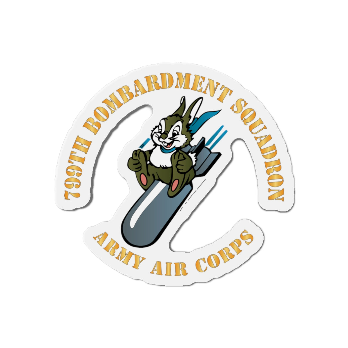 Die-Cut Magnets - AAC - 799th Bombardment Squadron X 300