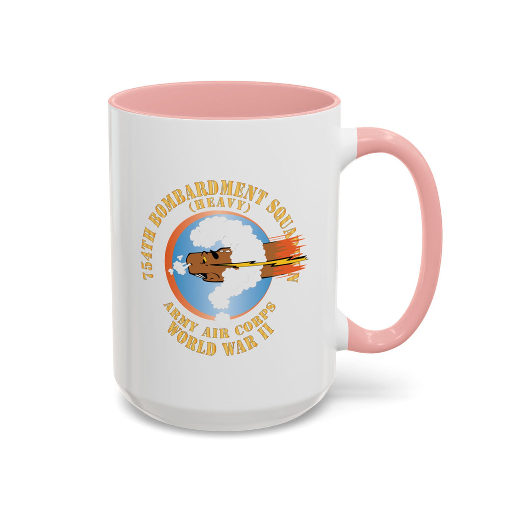 Accent Coffee Mug - AAC - 754th Bombardment Squadron - Army Air Corps - WWII X 300