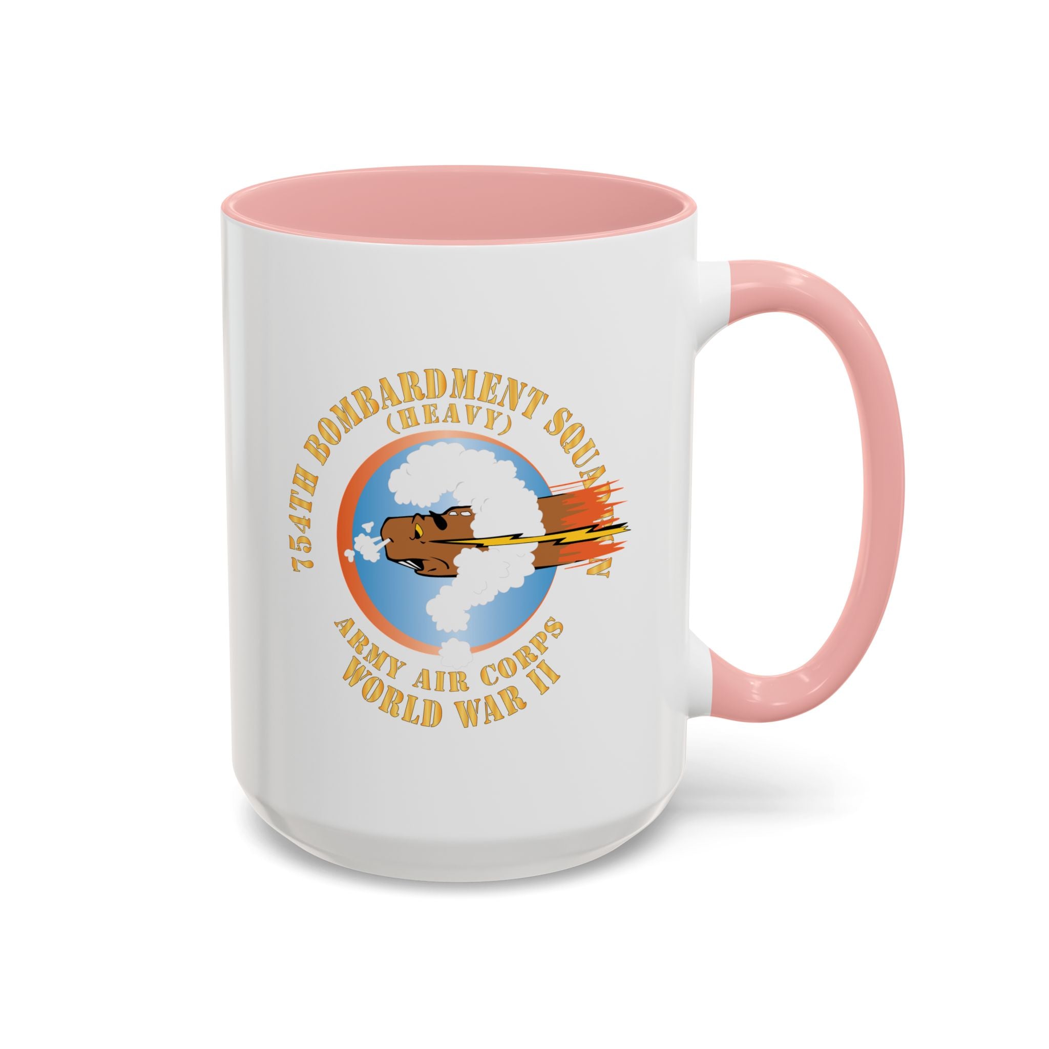 Accent Coffee Mug - AAC - 754th Bombardment Squadron - Army Air Corps - WWII X 300