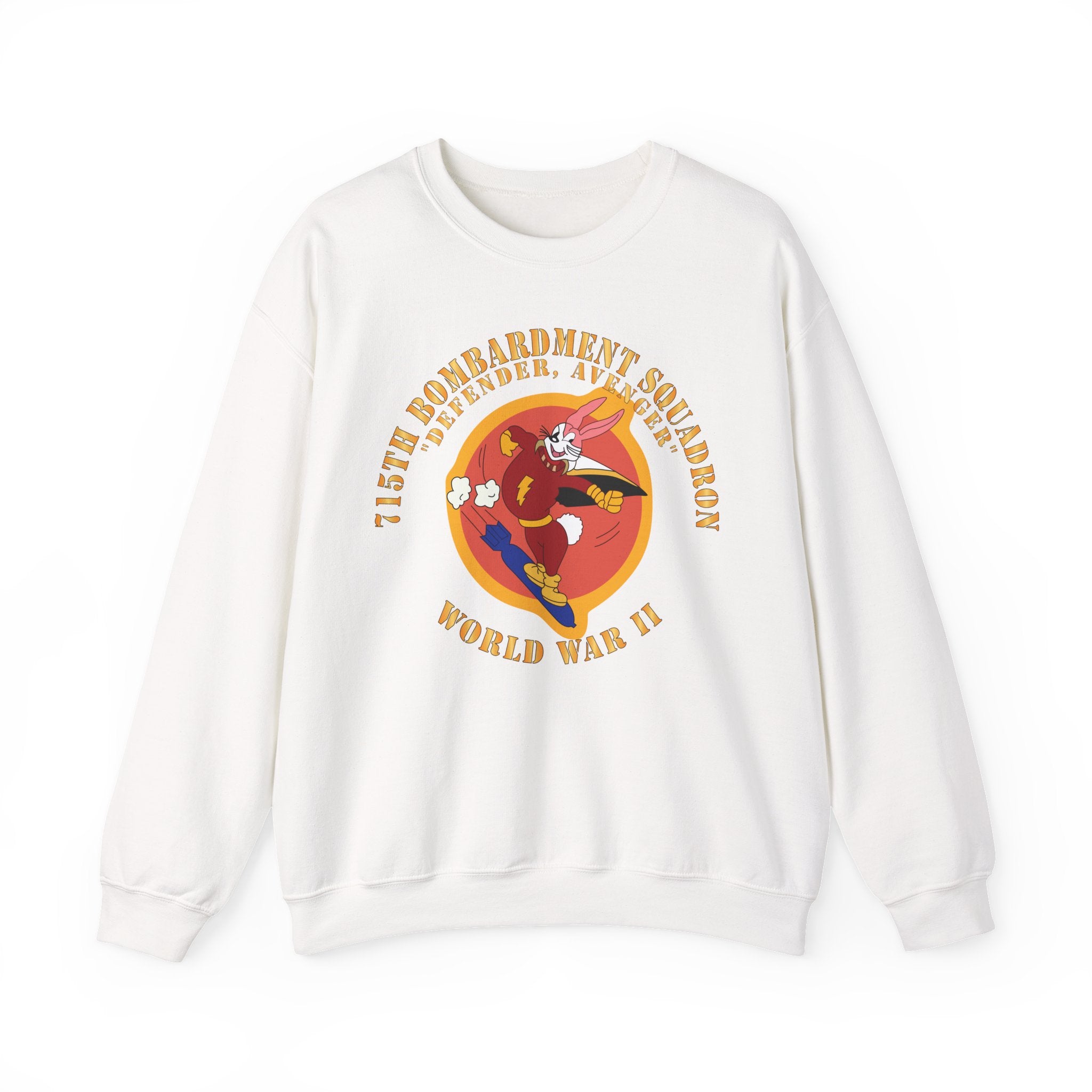 Crewneck Sweatshirt - ACC - 715th  Bombardment Squadron - Defender, Avenger - World War II X 300