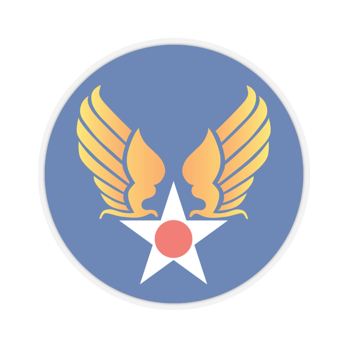 Kiss-Cut Stickers - SSI - AAC - 1st Army Air Force wo Txt X 300