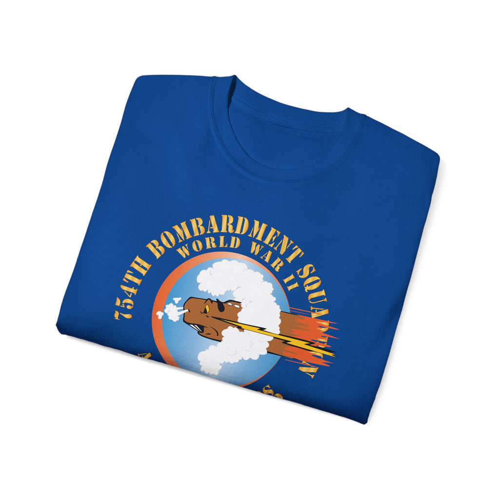 Unisex Ultra Cotton Tee - AAC - 754th Bombardment Squadron - 458th Bomb Group - WWII w EUR SVC X 300