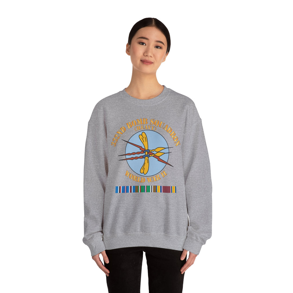 Crewneck Sweatshirt - AAC - 332nd Bomb Squadron WWII w SVC X 300