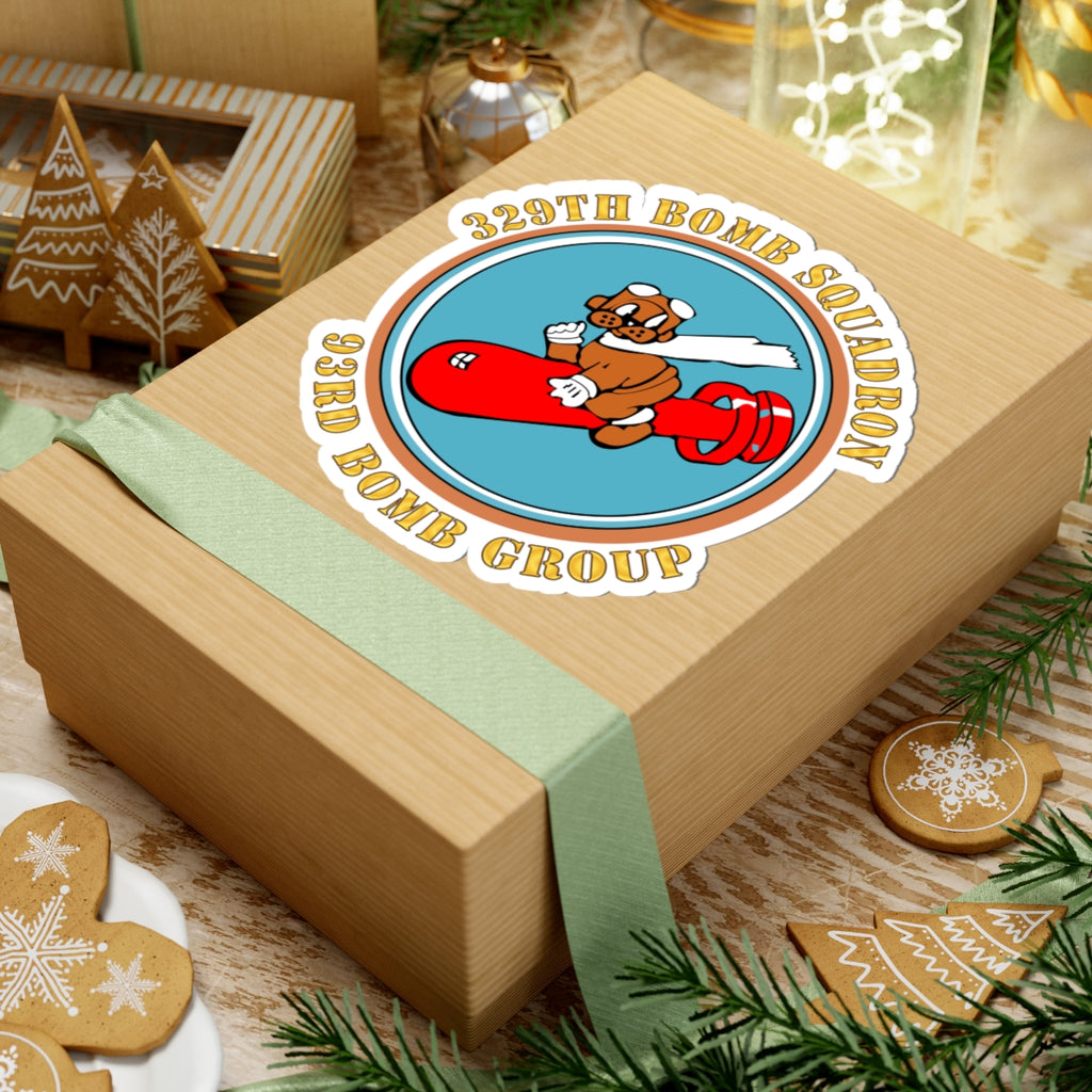 Kiss-Cut Stickers - AAC - 329th Bomb Squadron,93rd Bomb Group - WWII - USAAF