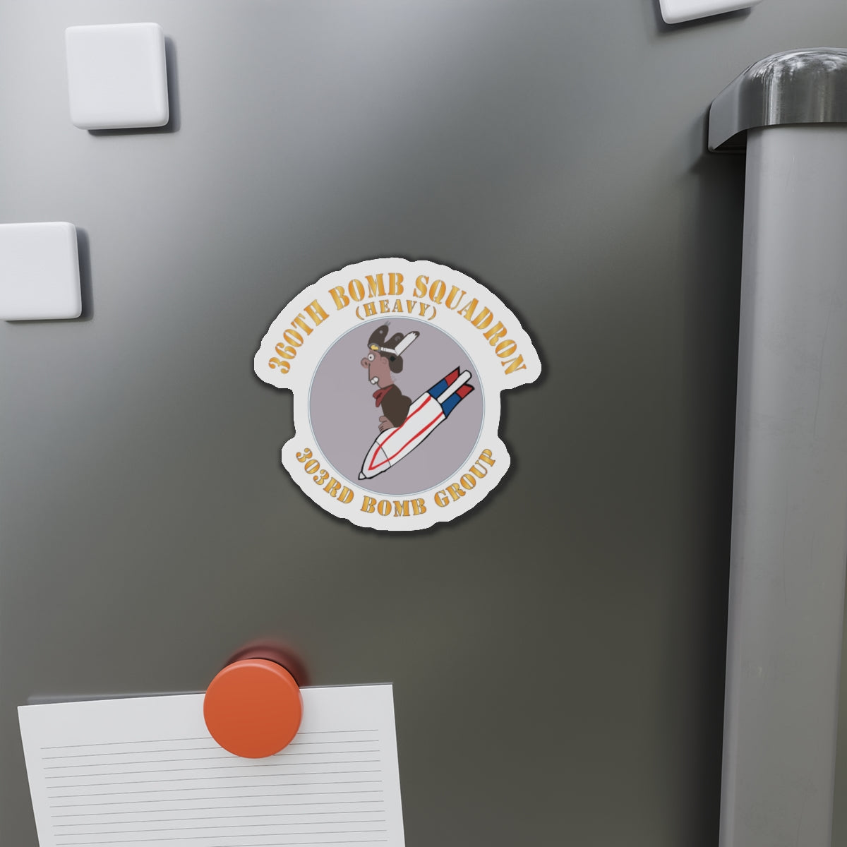 Die-Cut Magnets - AAC - 360th Bomb Squadron - 303rd BG - WWII X 300