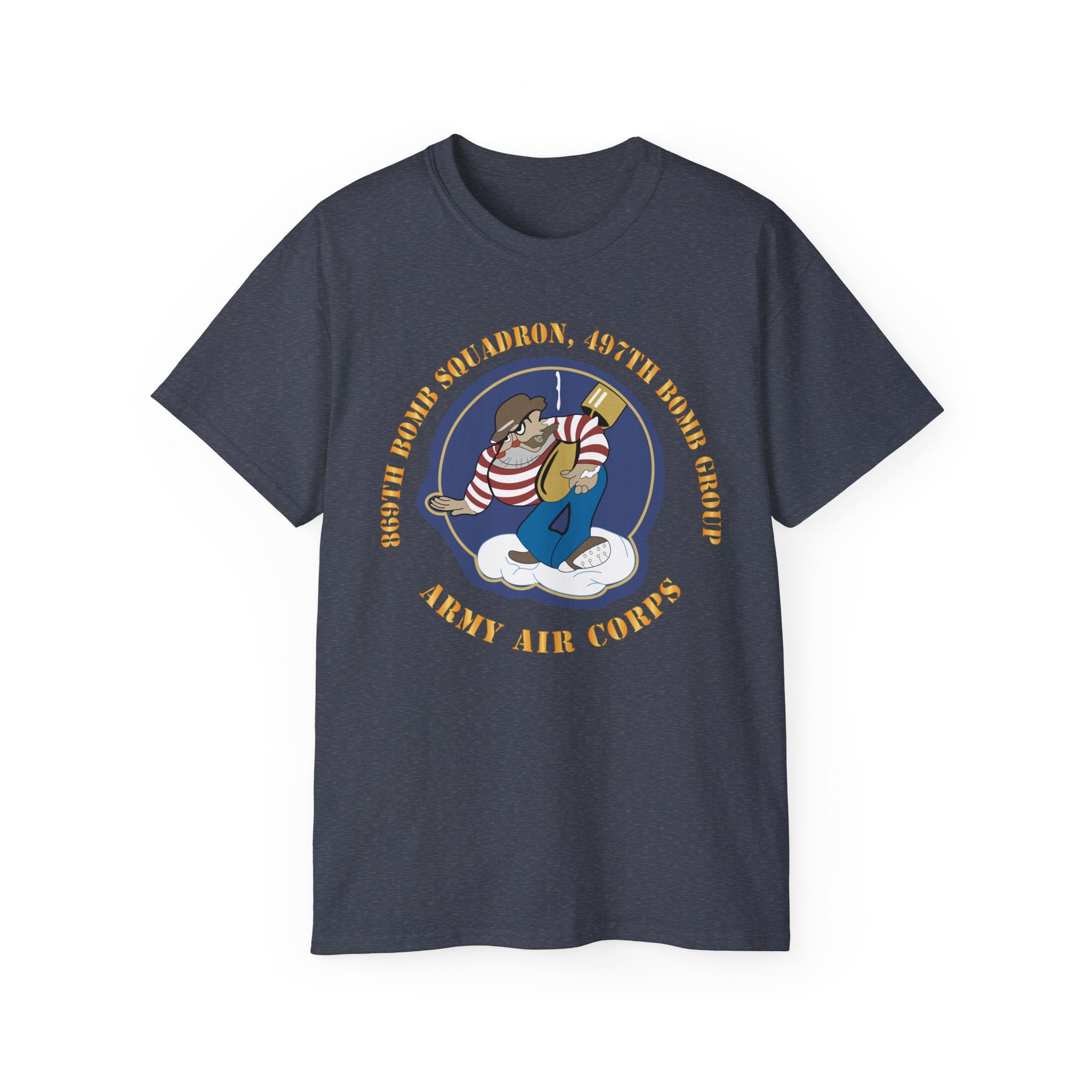 Unisex Ultra Cotton Tee - AAC - 869th Bomb Squadron, 497th Bomb Group X 300
