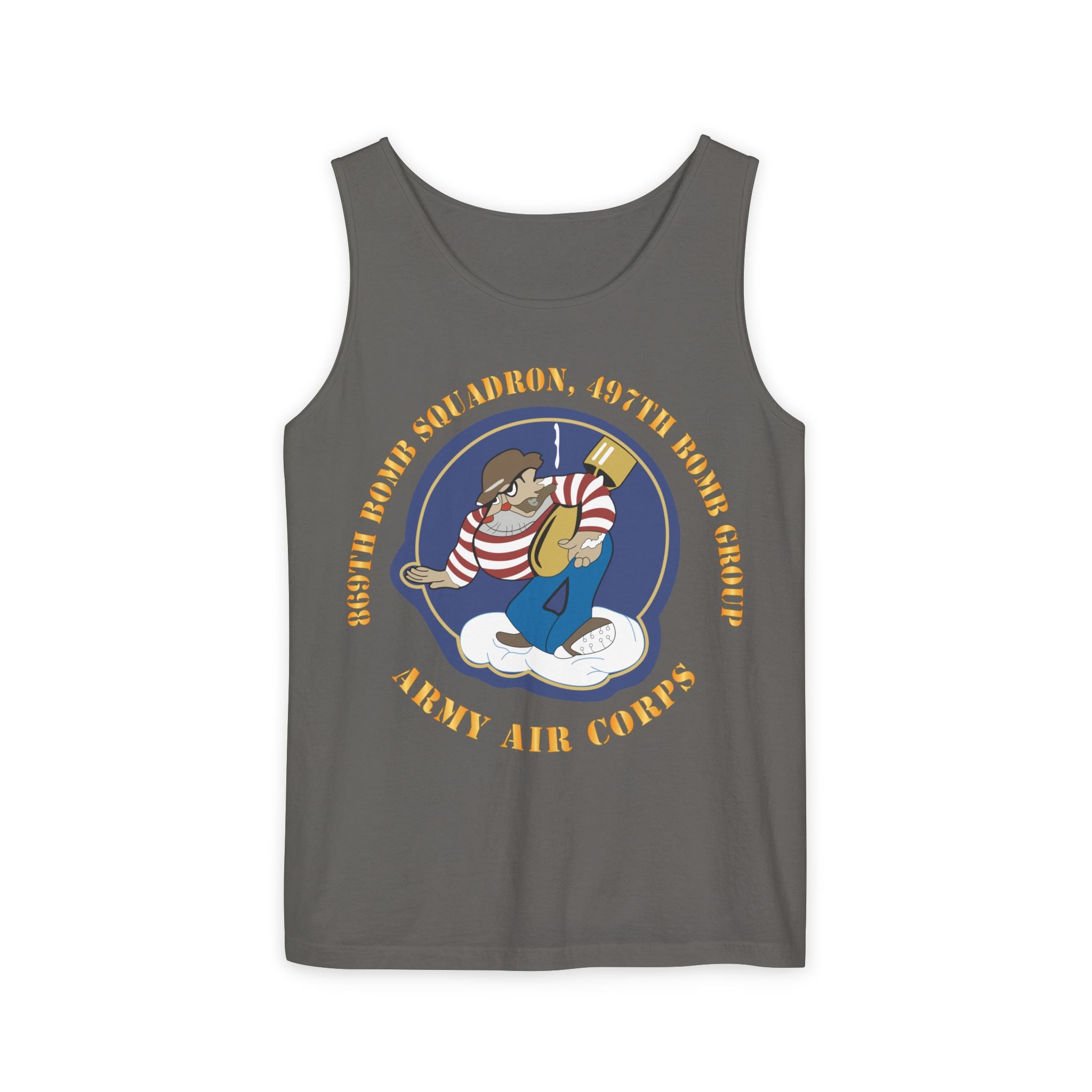 Unisex Garment-Dyed Tank Top - AAC - 869th Bomb Squadron, 497th Bomb Group X 300