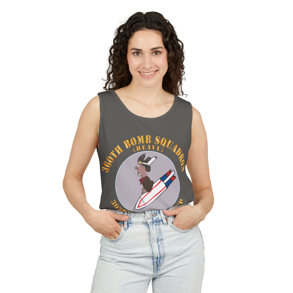 Unisex Garment-Dyed Tank Top - AAC - 360th Bomb Squadron - 303rd BG - WWII X 300
