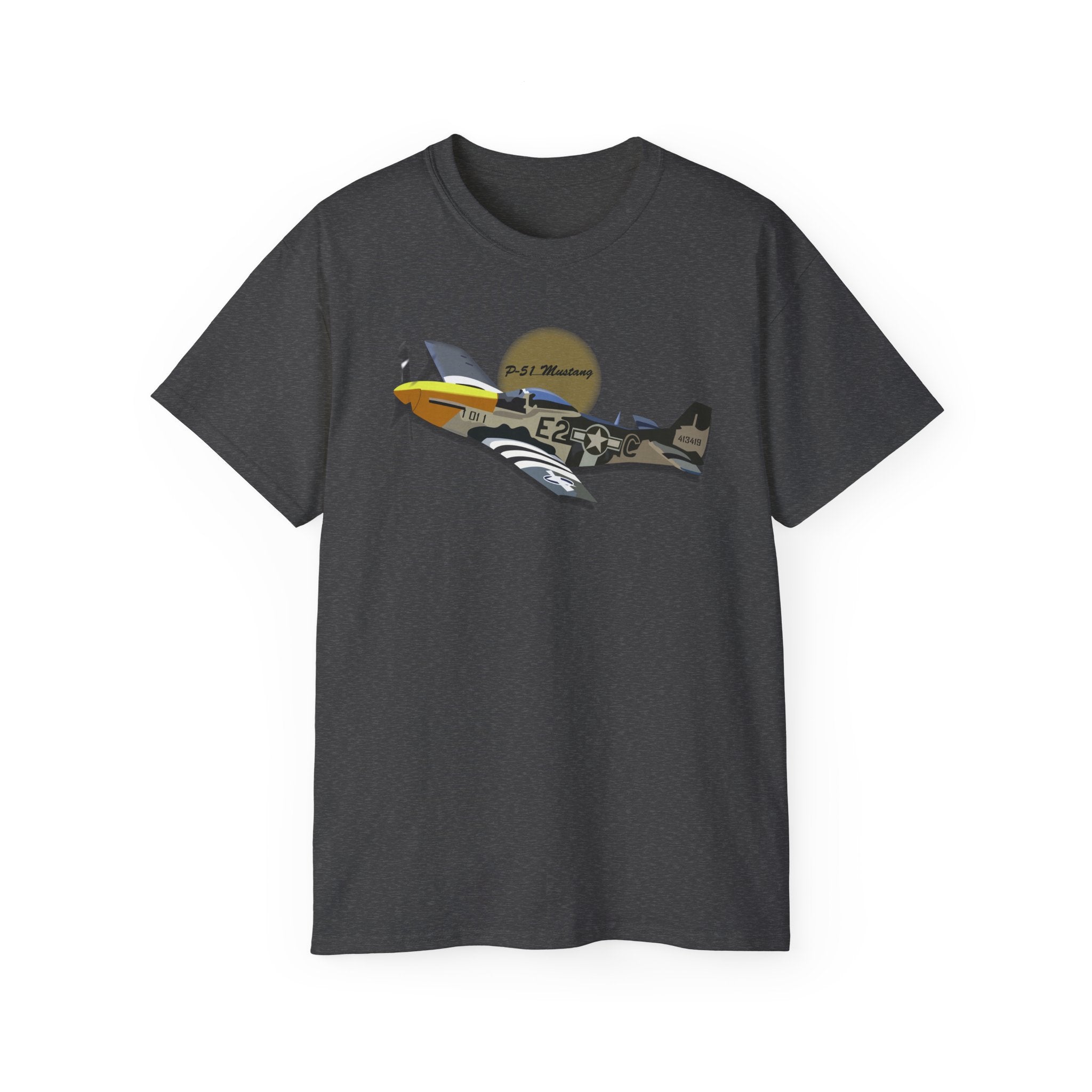 Unisex Ultra Cotton Tee - Army Air Corps P-51 Mustang wo AAC X 300