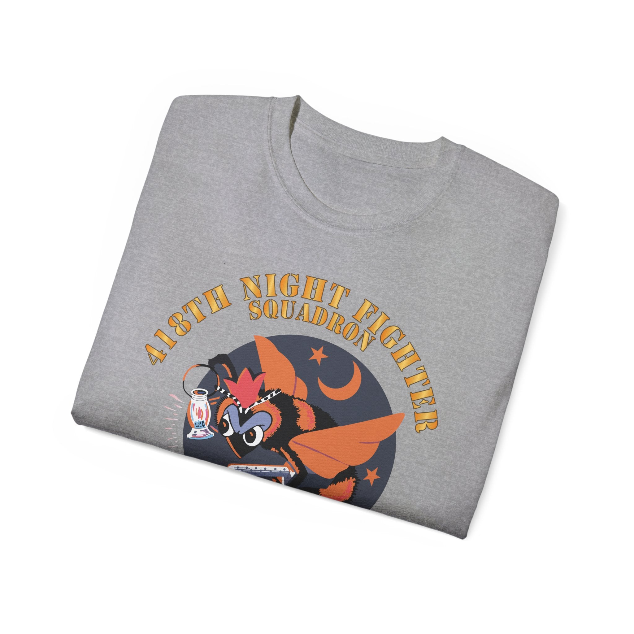 Unisex Ultra Cotton Tee - AAC - 418th Night Fighter Squadron - WWII X 300