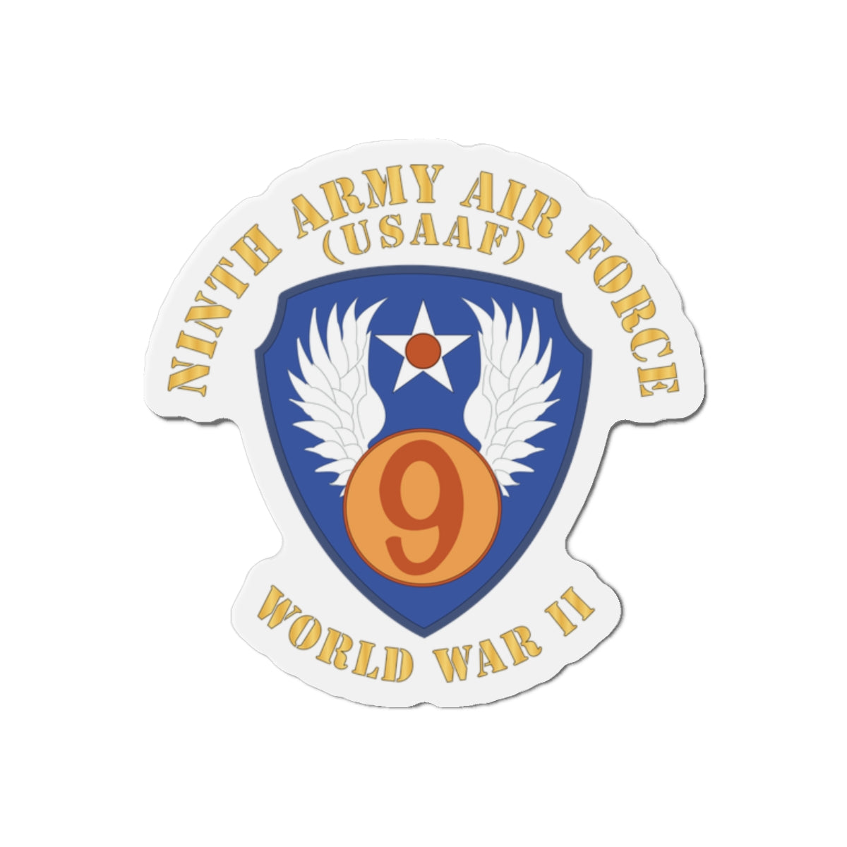 Die-Cut Magnets - AAC - SSI - 9th Air Force - WWII - USAAF x 300