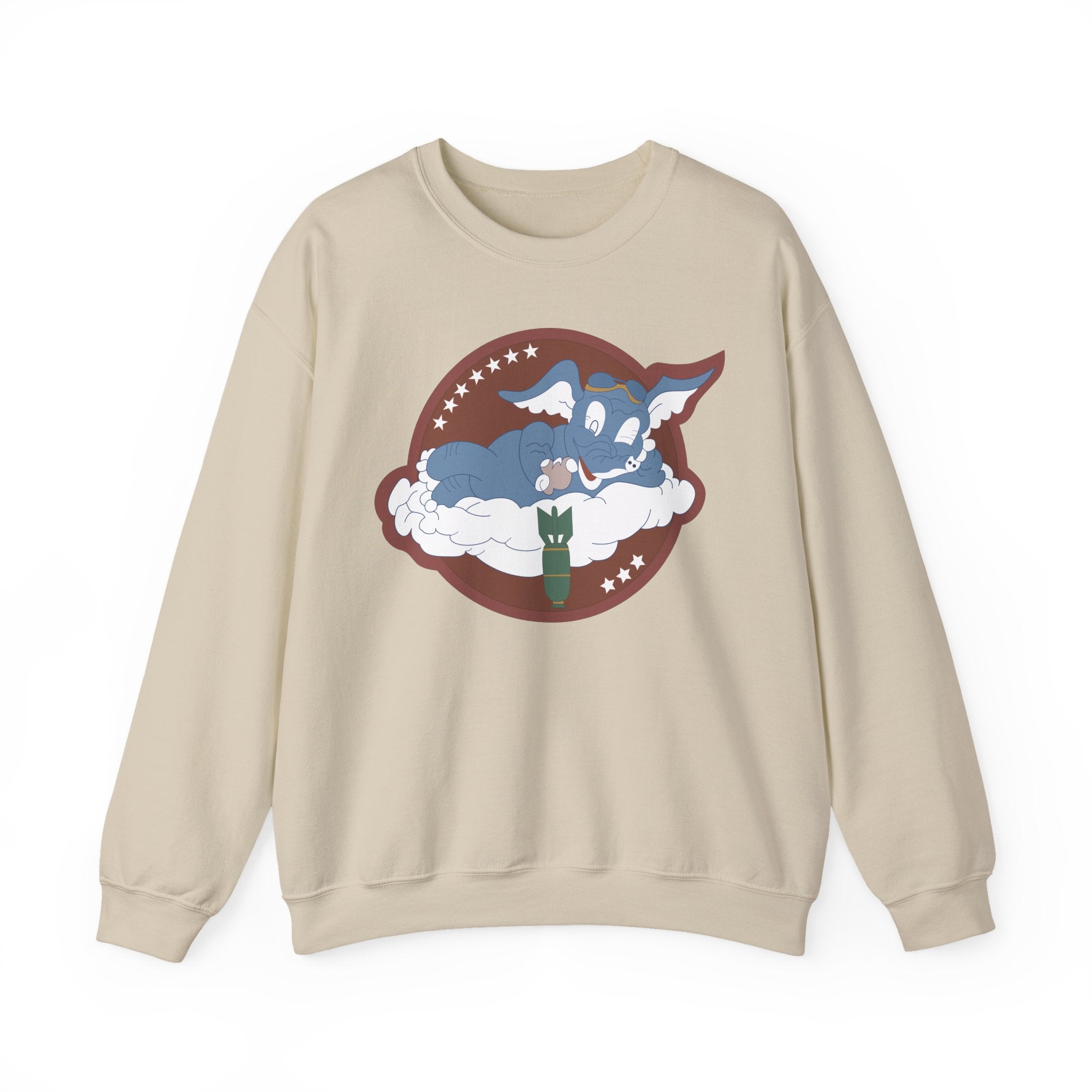 Crewneck Sweatshirt - AAC - 873rd Bomb Squadron, 498th Bomb Group - 20th AAF wo Txt X 300