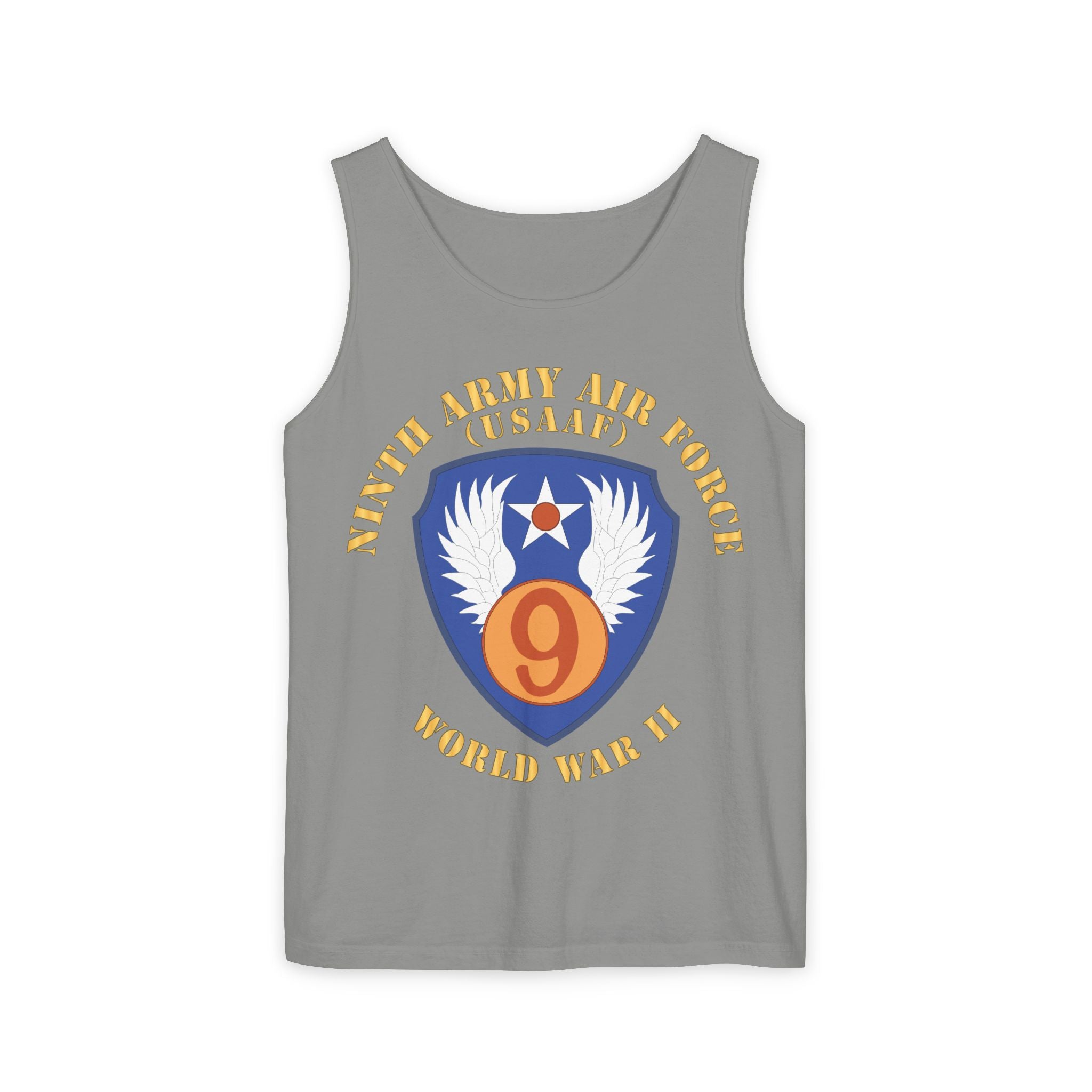 Unisex Garment-Dyed Tank Top - AAC - SSI - 9th Air Force - WWII - USAAF x 300
