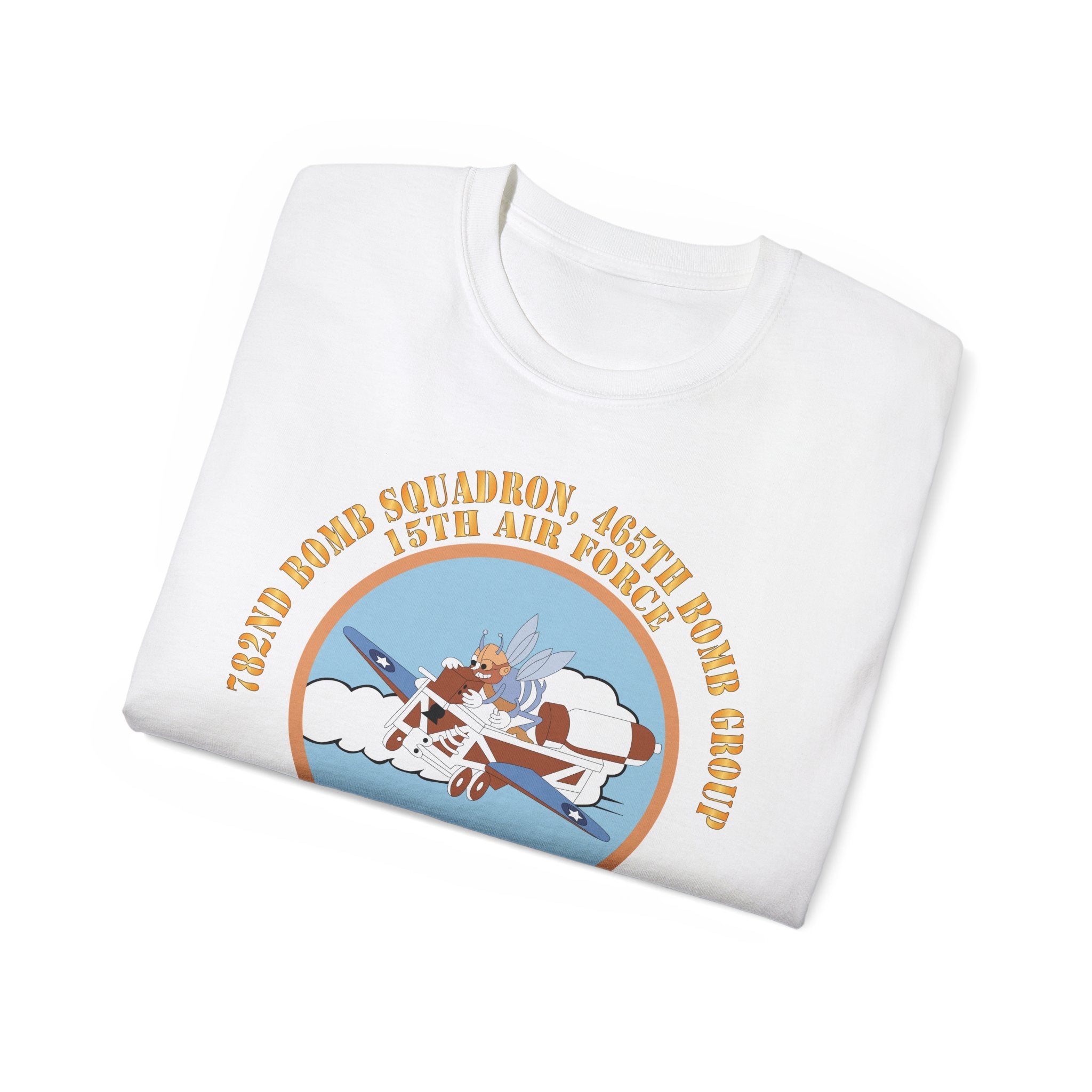 Unisex Ultra Cotton Tee - AAC - 782nd Bomb Squadron, 465th Bomb Group - 15th AF X 300